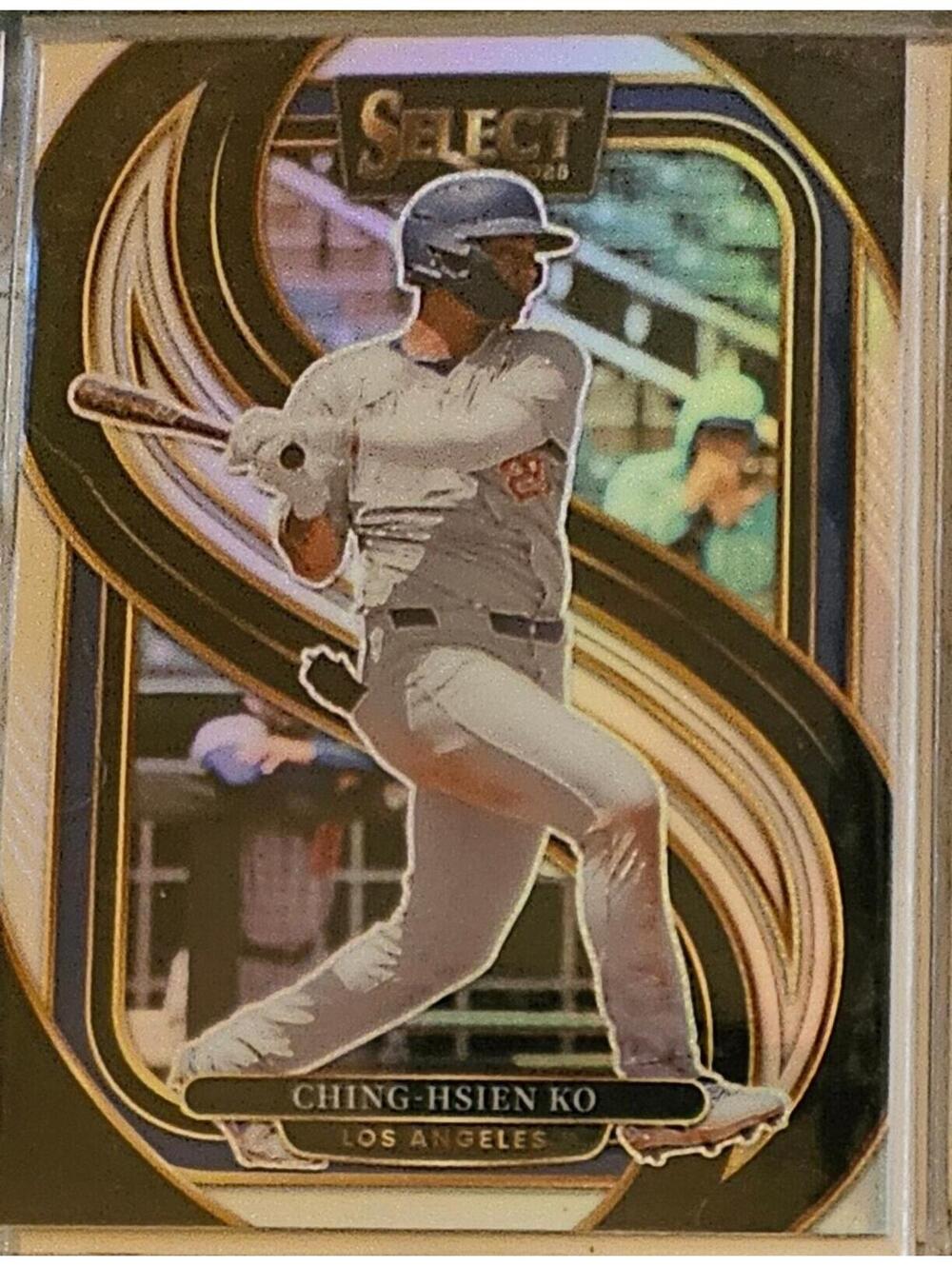 2025 Panini Select - Concourse - Ching-Hsien Ko #108 (RC) Prizm - LA Dodgers
